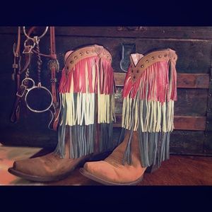 Redneck Riviera Fringed Boots